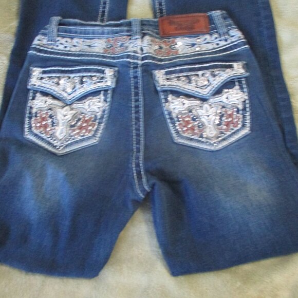 Womans Westfield Eagle Jeans Sz. 5 with Bling - Picture 1 of 7